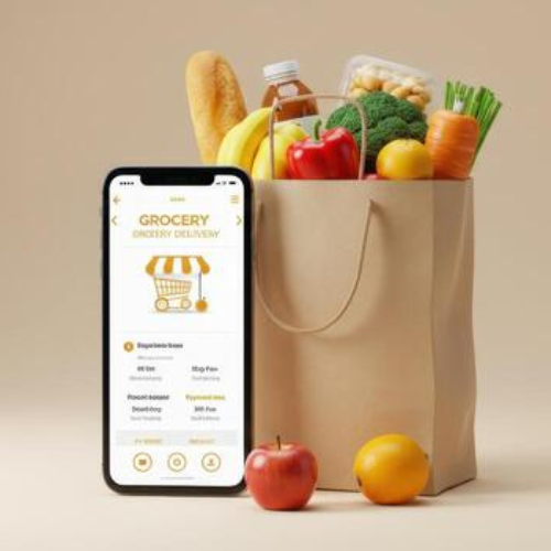 Responsive Grocery Delivery App Website Design service