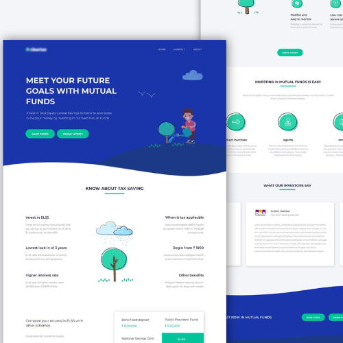 Responsive Landing Page design service