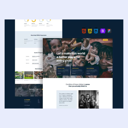 Responsive Ngo Website e design service