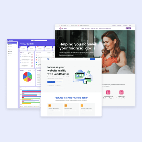 Responsive Website UI Redesign service